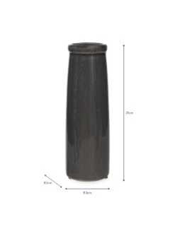 Ravello Bottle Vase - Charcoal -Garden Trading Store RVCO01 portrait 9 35730.1668177775