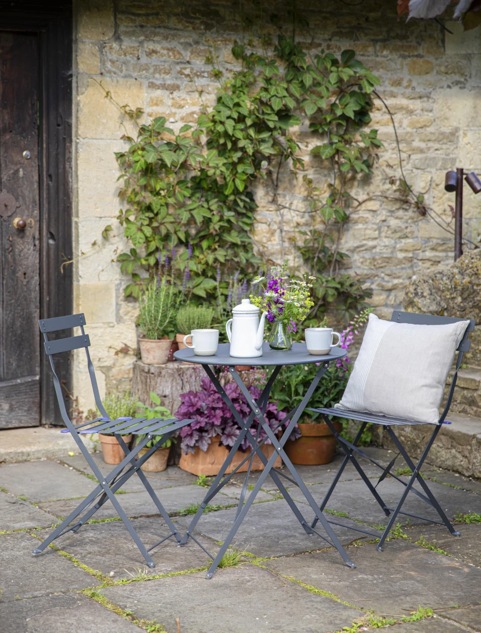 Rive Droite Bistro Set - Small - Carbon 1 Rive Droite Bistro Set - Small - Carbon