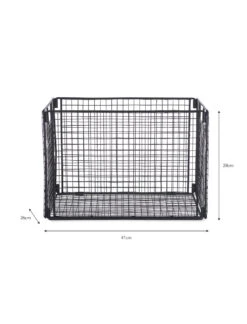 Hornton Foldable Storage Box - Large - Black -Garden Trading Store SBBL02 portrait 9 03718.1638480631