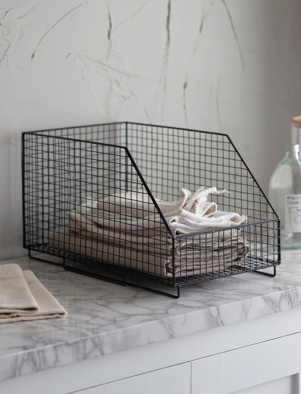 Hornton Stacking Storage Box - Black 1 Hornton Stacking Storage Box - Black