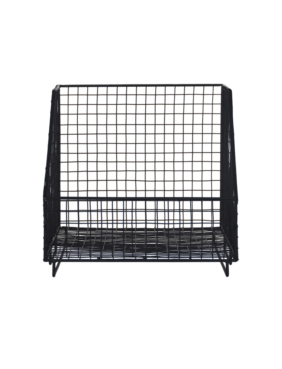 Hornton Stacking Storage Box - Black 4 Hornton Stacking Storage Box - Black - Image 4