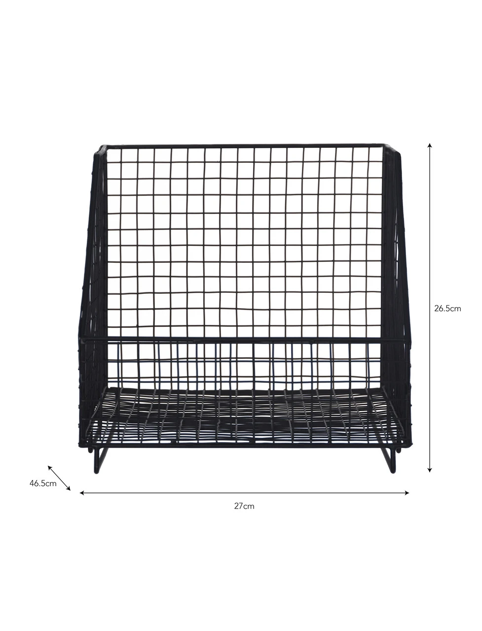 Hornton Stacking Storage Box - Black 5 Hornton Stacking Storage Box - Black - Image 5