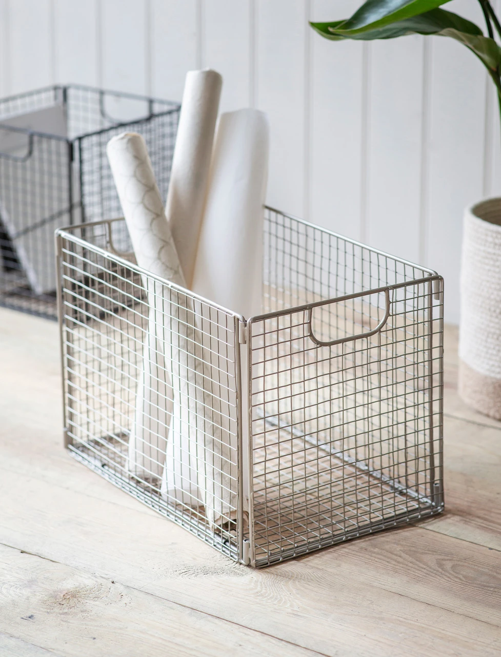 Hornton Foldable Storage Box - Large - Silver 1 Hornton Foldable Storage Box - Large - Silver