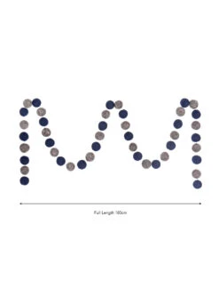 Southwold Pom Pom Garland - Forest Green 5 Southwold Pom Pom Garland - Forest Green -Garden Trading Store SGFE04 portrait 9 19657.1638482424