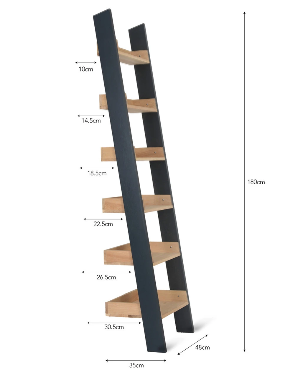 Clockhouse Shelf Ladder 5 Clockhouse Shelf Ladder - Image 5