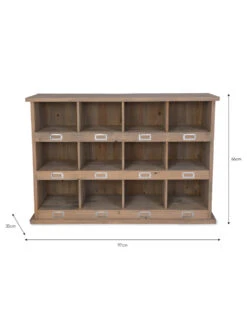 Chedworth Shoe Locker - Natural - Large -Garden Trading Store SLWO02 portrait 9 28319.1638483200