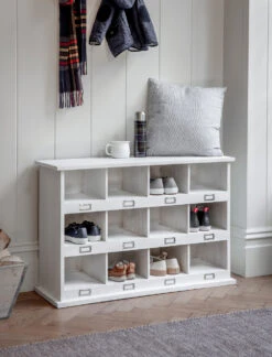 Chedworth Shoe Locker - Whitewash - Large