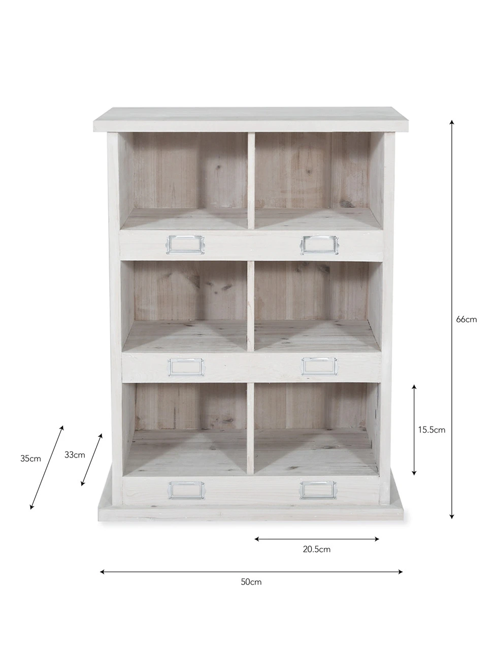 Chedworth Shoe Locker - Whitewash - Small 3 Chedworth Shoe Locker - Whitewash - Small - Image 3