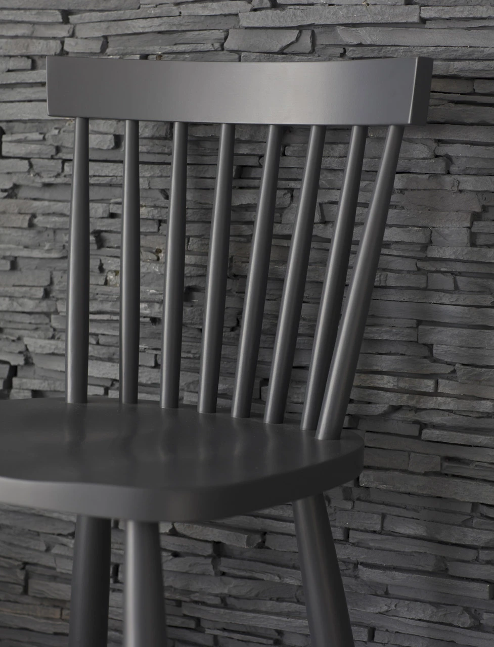 Spindle Bar Stool - Carbon 2 Spindle Bar Stool - Carbon - Image 2