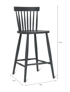Spindle Bar Stool - Carbon 7 Spindle Bar Stool - Carbon -Garden Trading Store SPBS02 portrait 9 89098.1638483264