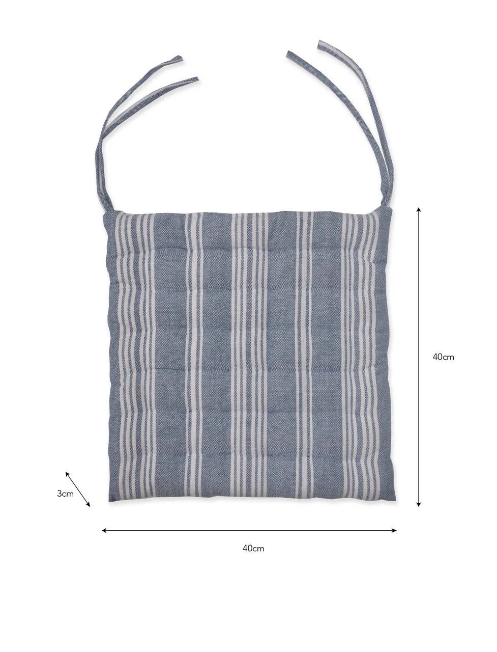 Seat Pad - Cornflower Blue 3 Seat Pad - Cornflower Blue - Image 3