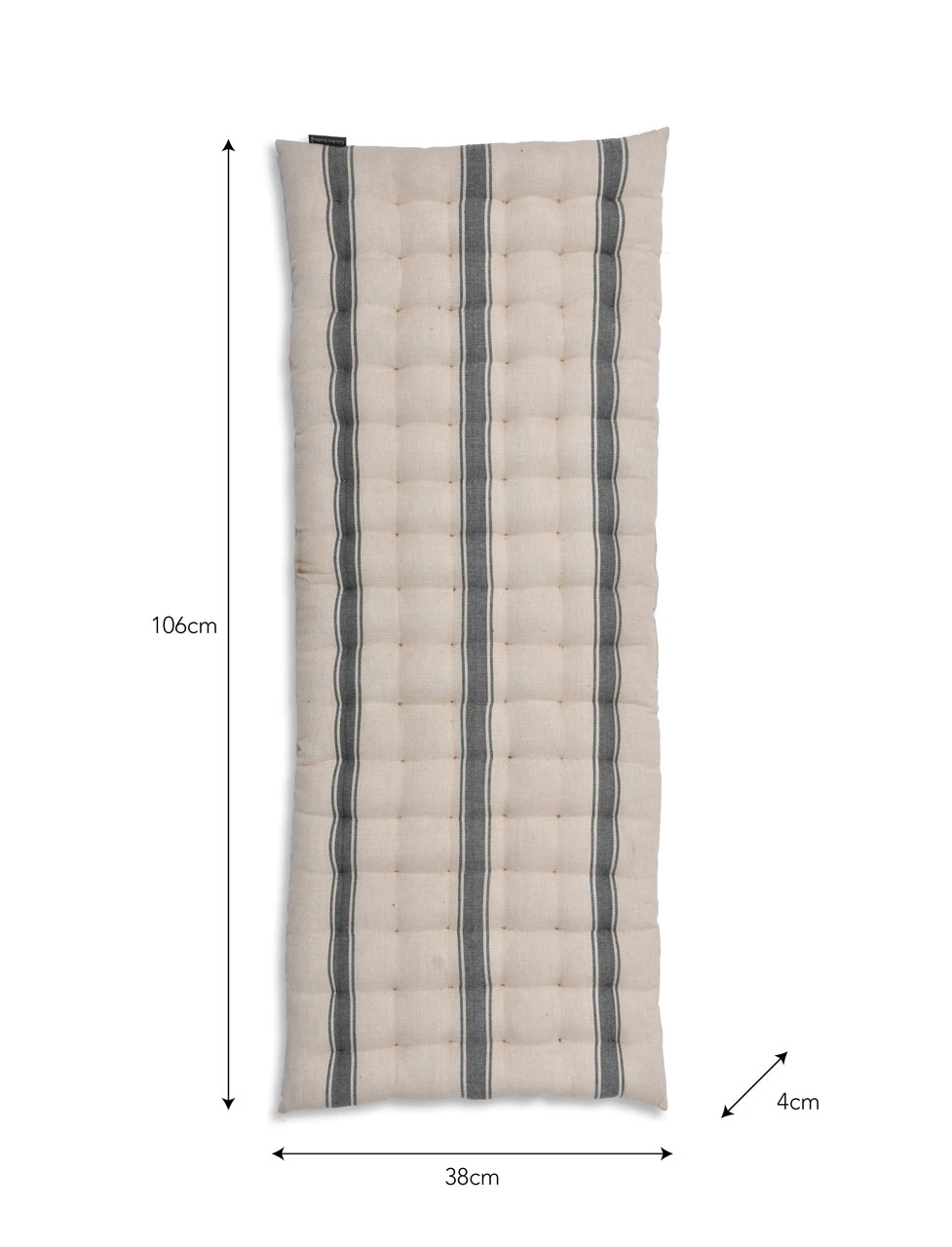 Aldsworth Seat Pad - Charcoal 5 Aldsworth Seat Pad - Charcoal - Image 5