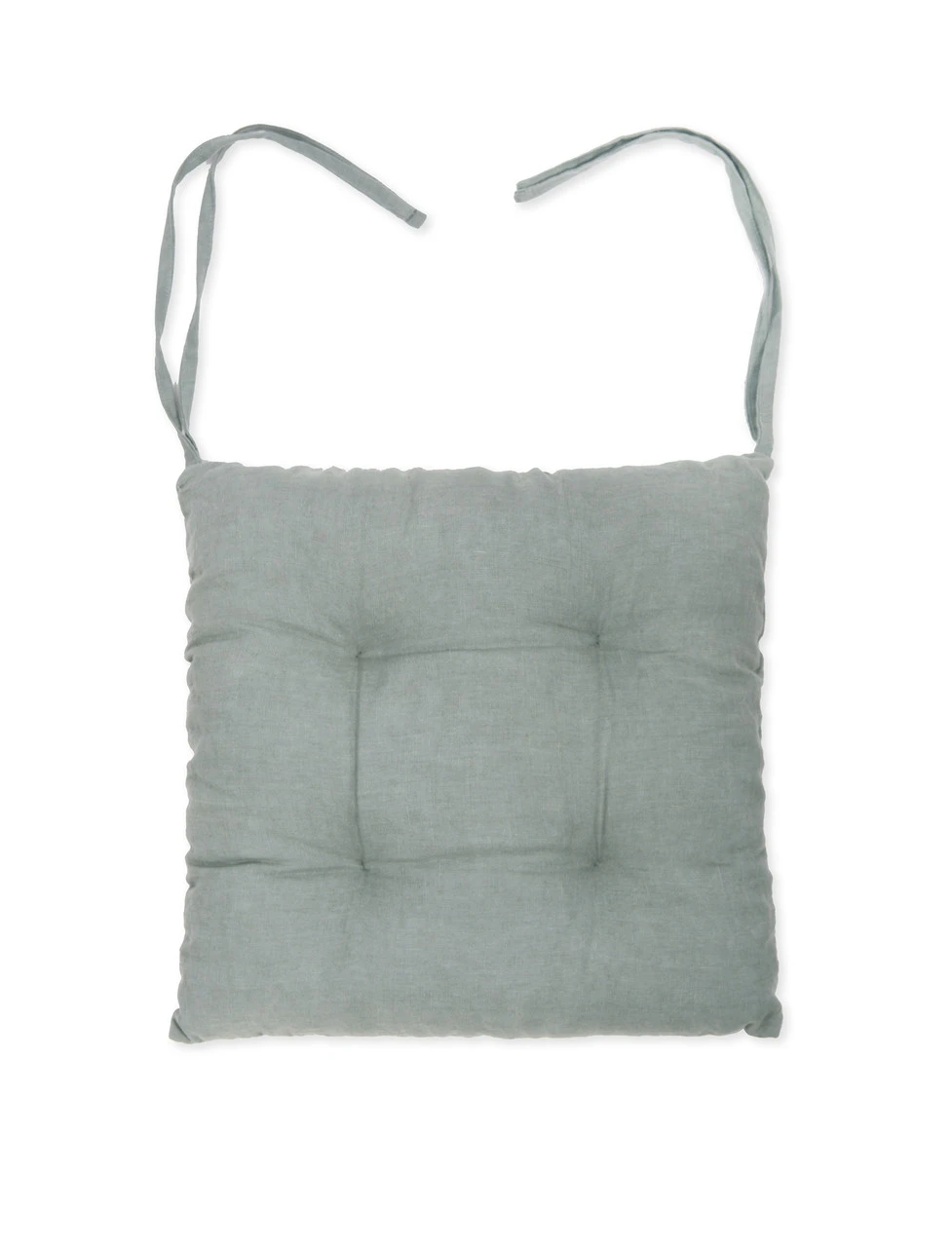 Linen Seat Pad - Rosemary 2 Linen Seat Pad - Rosemary - Image 2