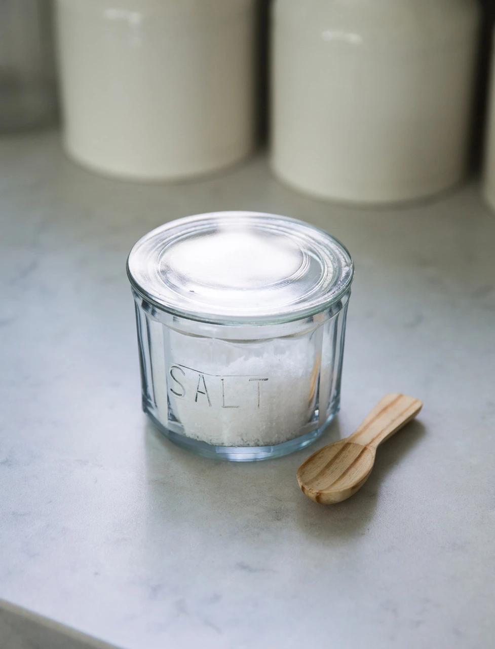 Glass Salt Pot 1 Glass Salt Pot