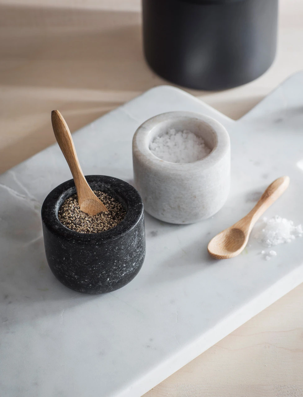 Brompton Salt & Pepper Pots 1 Brompton Salt & Pepper Pots