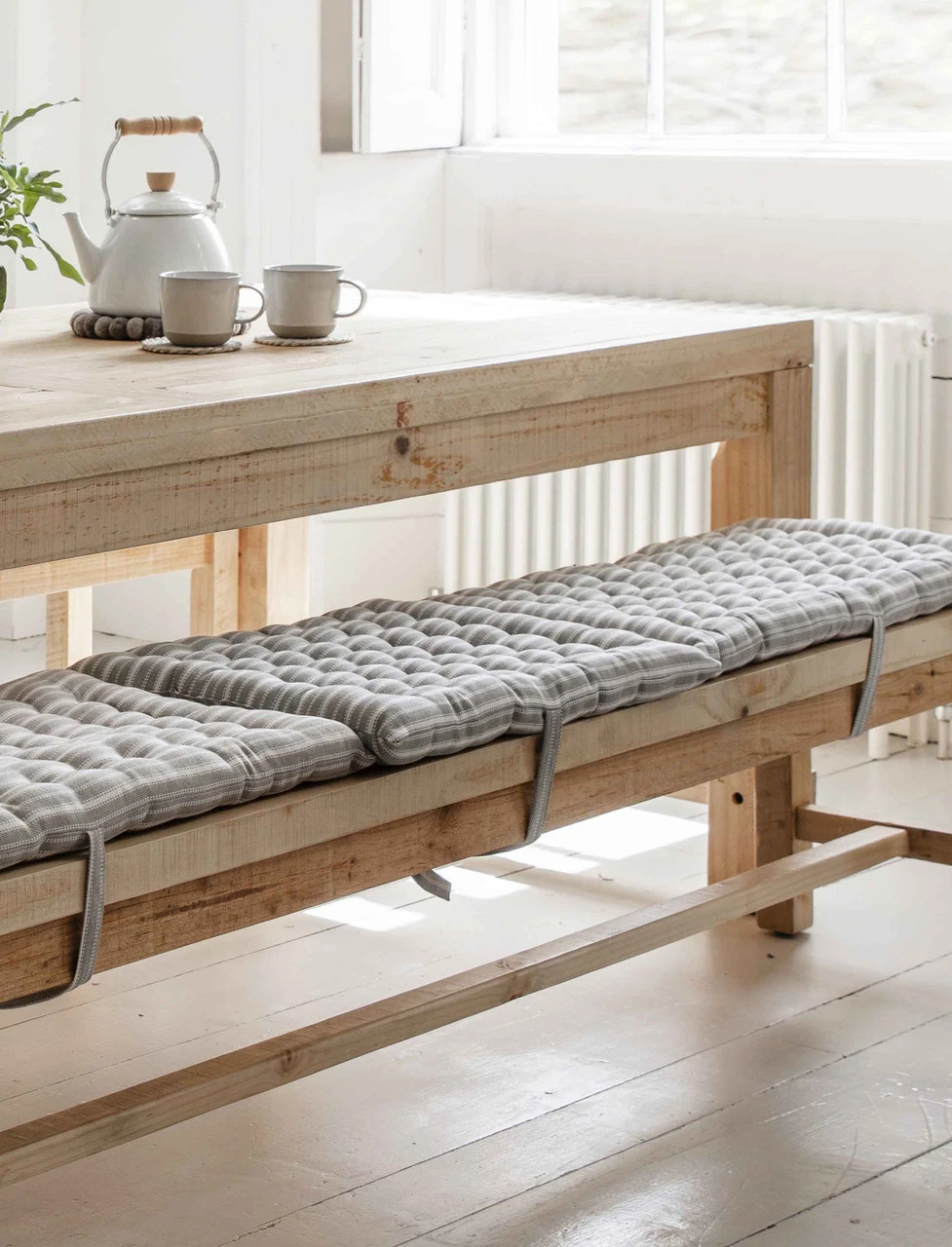 Stripe Bench Seat Pad - Large 1 Stripe Bench Seat Pad - Large