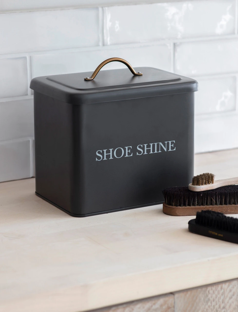 Shoe Shine Box - Carbon 1 Shoe Shine Box - Carbon