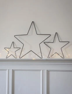 Set Of 3 Curzon Stars