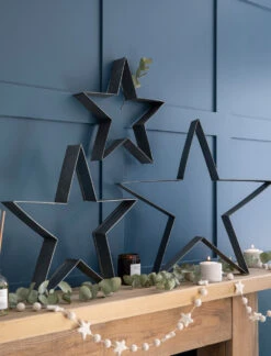 Set Of 3 Epney Standing Stars