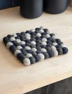 Southwold Square Trivet - Ink