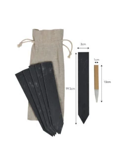 Set Of 6 Slate Plant Tags 7 Set Of 6 Slate Plant Tags -Garden Trading Store STSL02 portrait 9 58256.1638484563