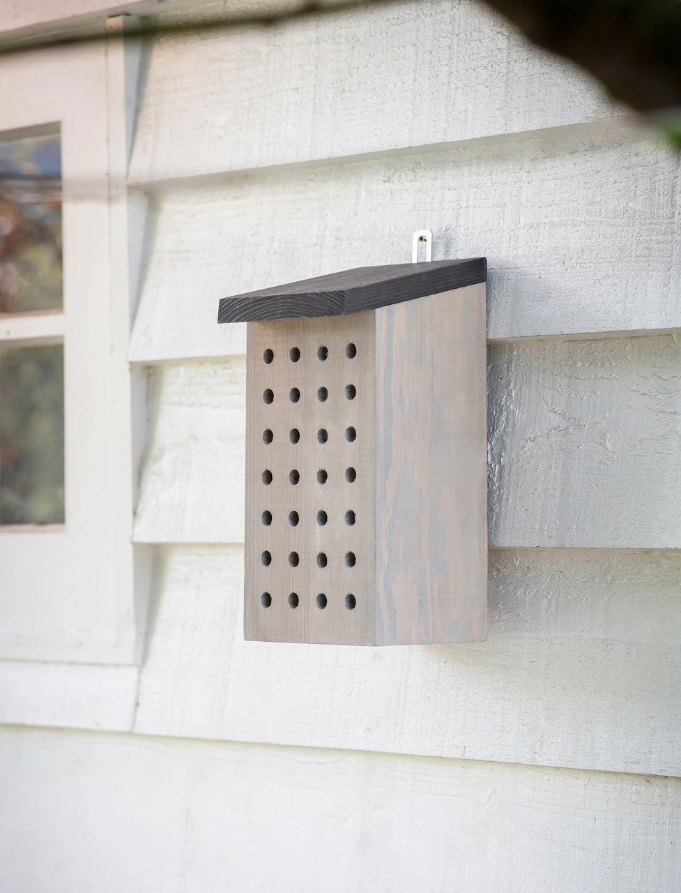 Shetland Rectangular Bee House - Grey 1 Shetland Rectangular Bee House - Grey