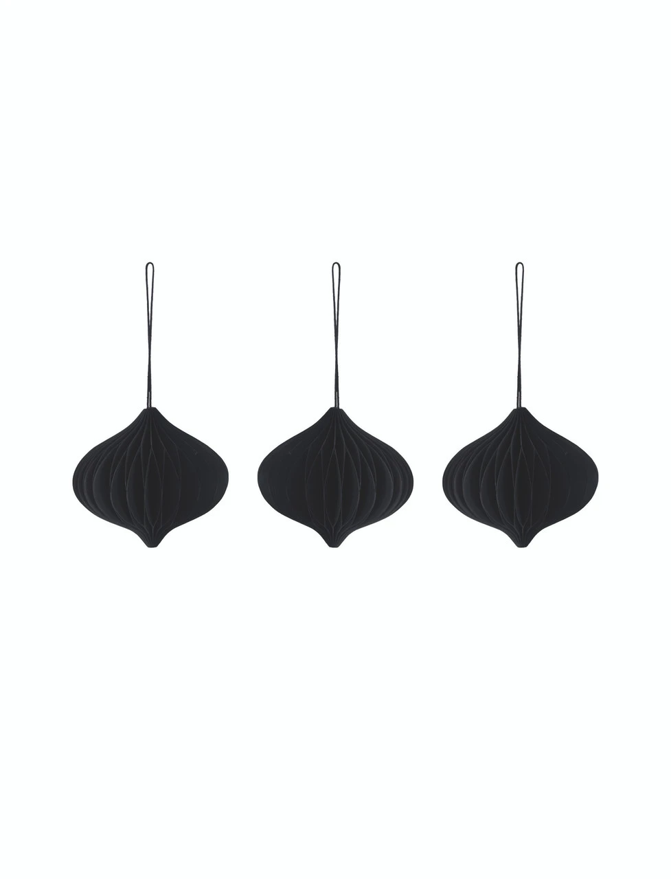 Set Of 3 Maddox Teardrop Baubles 2 Set Of 3 Maddox Teardrop Baubles - Image 2