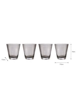 Set Of 4 Berkeley Short Tumblers - Smoke 5 Set Of 4 Berkeley Short Tumblers - Smoke -Garden Trading Store TBSK01 portrait 9 43598.1638484882