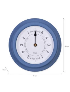 Narberth Tide Clock - Lulworth Blue 5 Narberth Tide Clock - Lulworth Blue -Garden Trading Store TCLB01 portrait 9 57404.1638484885