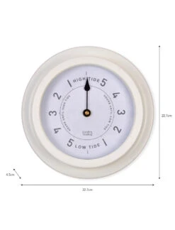 Narberth Tide Clock - Lily White 5 Narberth Tide Clock - Lily White -Garden Trading Store TCLW01 portrait 9 73921.1638484891