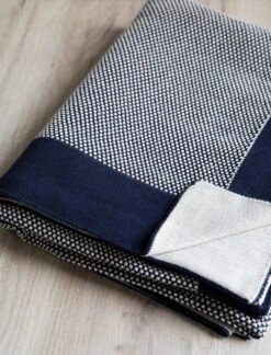 Framlingham Throw - Ink 8 Framlingham Throw - Ink -Garden Trading Store THIK02 portrait 2 62901.1638485017