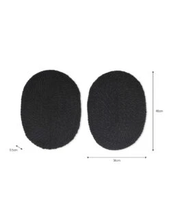 Pair Of Jute Table Mats - Black 5 Pair Of Jute Table Mats - Black -Garden Trading Store TMBL01 portrait 9 19878.1638485062