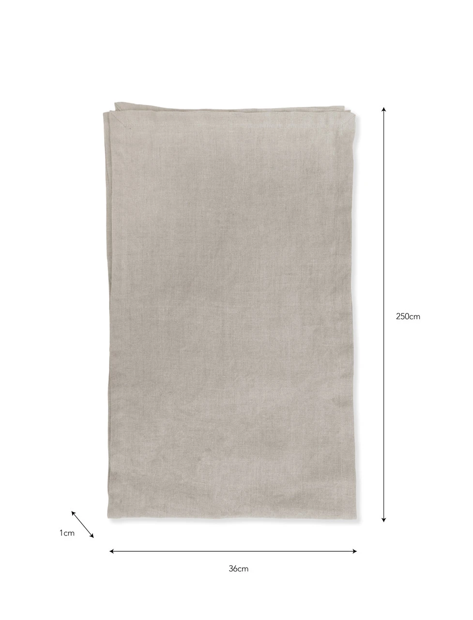 Linen Table Runner - Natural 4 Linen Table Runner - Natural - Image 4