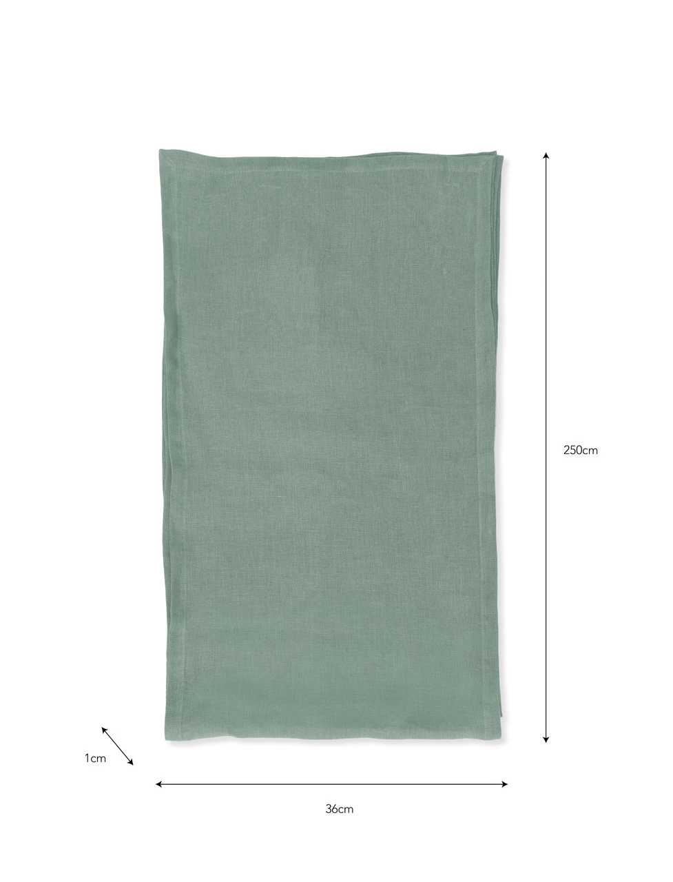 Linen Table Runner - Rosemary 4 Linen Table Runner - Rosemary - Image 4