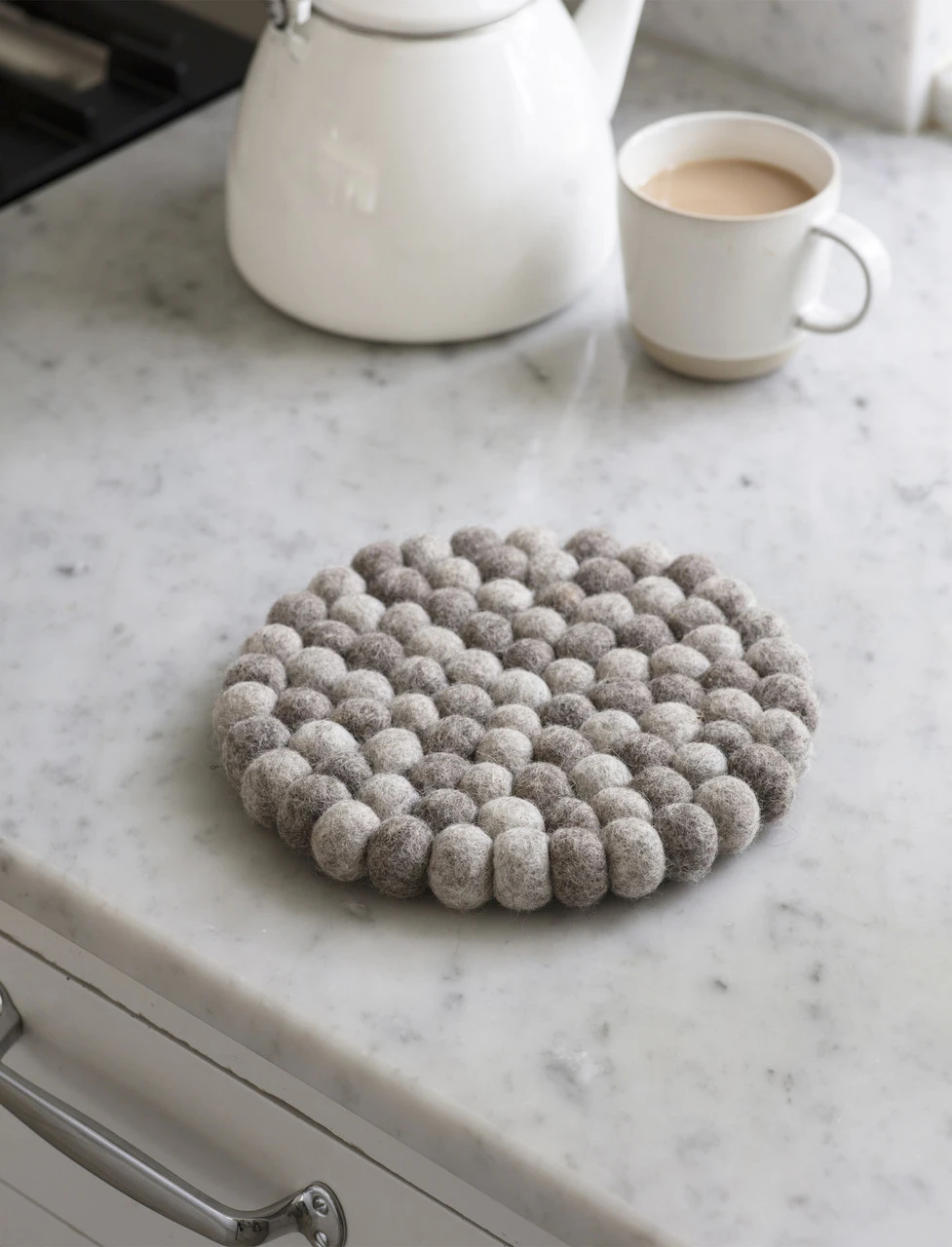 Southwold Round Trivet - Grey 1 Southwold Round Trivet - Grey