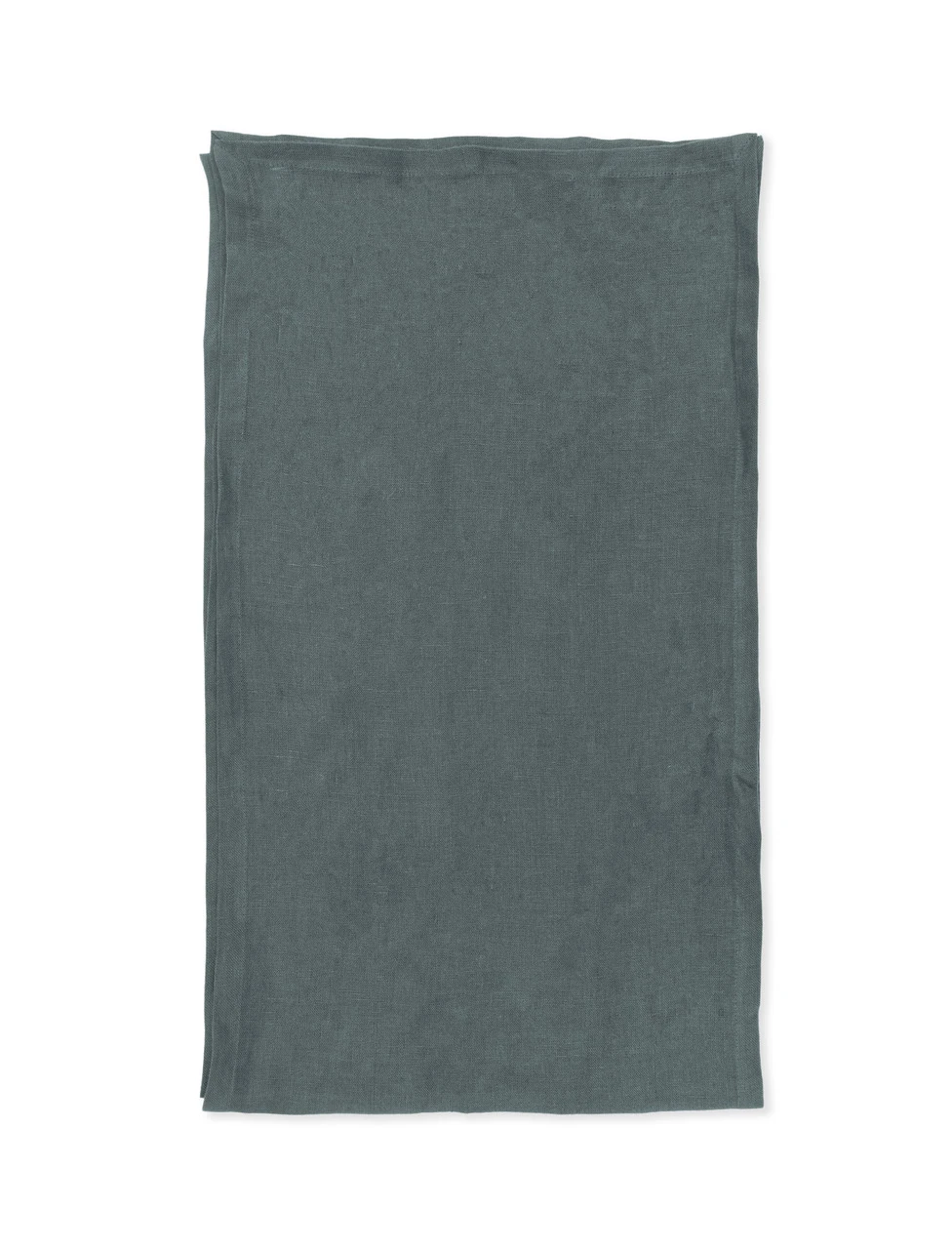 Linen Table Runner - Charcoal 3 Linen Table Runner - Charcoal - Image 3