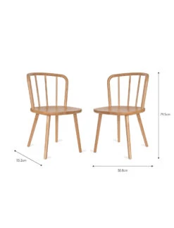 Pair Of Uley Chairs - Natural -Garden Trading Store UCAS02 portrait 9 63698.1692028620