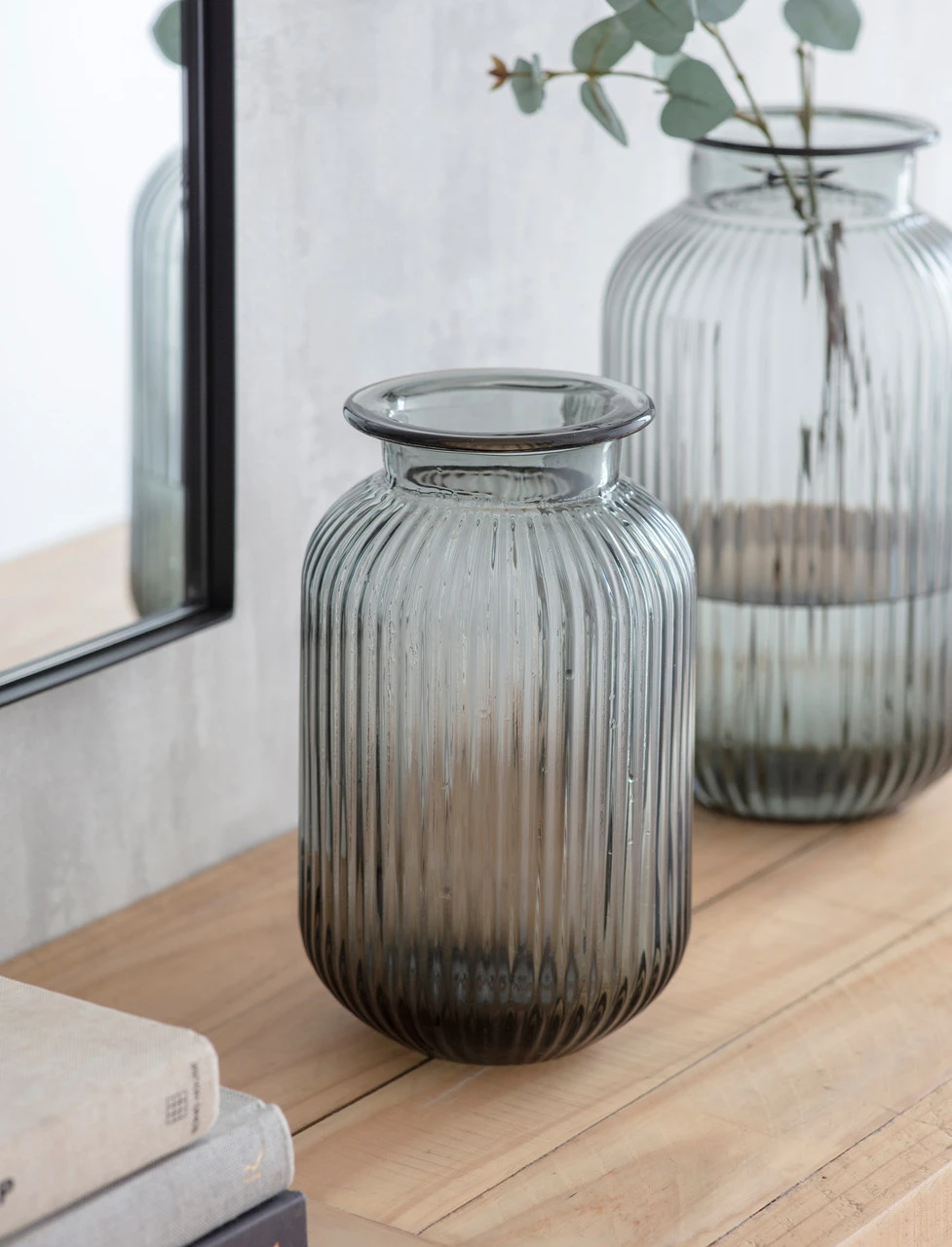 Ribbed Vase - Small 1 Ribbed Vase - Small