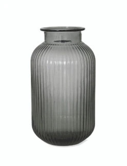 Ribbed Vase - Large 6 Ribbed Vase - Large -Garden Trading Store VVGL02 portrait 8 34892.1638485760