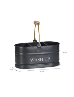 Original Wash Up Tidy - Carbon 5 Original Wash Up Tidy - Carbon -Garden Trading Store WACN01 portrait 9 56064.1638485770