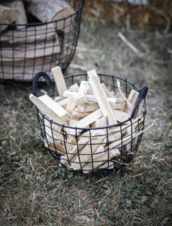 Wirework Storage Basket - 30cm -Garden Trading Store WBBL01 portrait 3 19598.1638485794