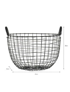 Wirework Storage Basket - 45cm -Garden Trading Store WBBL02 portrait 9 10247.1638485805