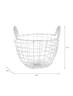 Wirework Basket - Small -Garden Trading Store WBLW01 portrait 9 24344.1661952161
