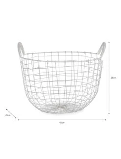 Wirework Basket - Large 7 Wirework Basket - Large -Garden Trading Store WBLW02 portrait 9 19493.1661952131