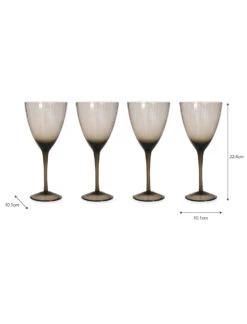 Set Of 4 Berkeley Wine Glasses - Smoke -Garden Trading Store WGSK01 portrait 9 53296.1638486818
