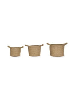 Set Of 3 Woven Plant Pots 6 Set Of 3 Woven Plant Pots -Garden Trading Store WPJU01 portrait 8 96538.1638487822