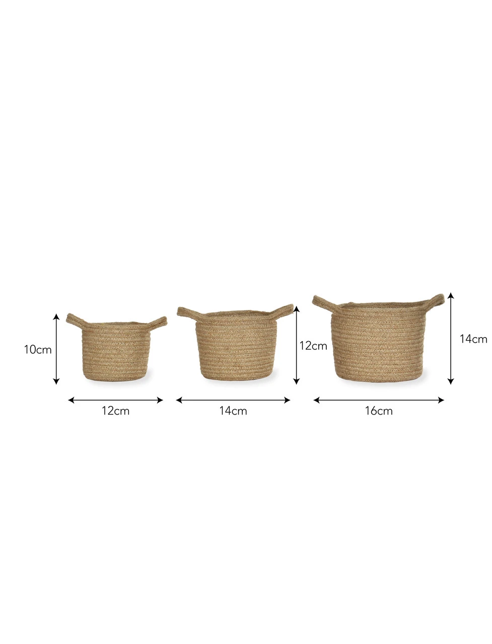 Set Of 3 Woven Plant Pots 4 Set Of 3 Woven Plant Pots - Image 4