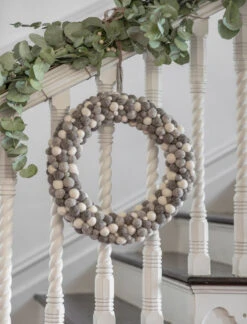 Southwold Wreath - Large - Grey