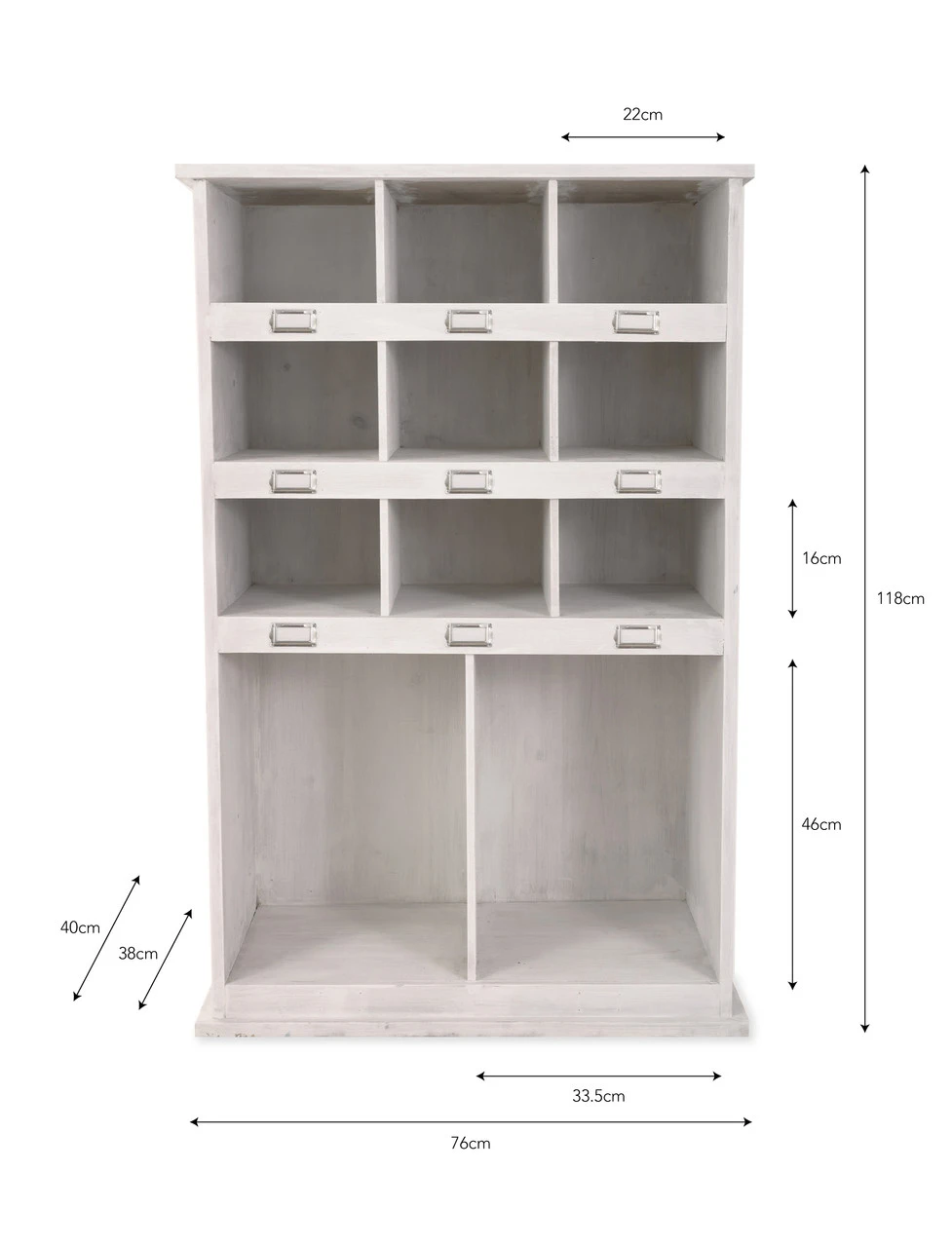 Chedworth Welly Locker - Tall - White 4 Chedworth Welly Locker - Tall - White - Image 4