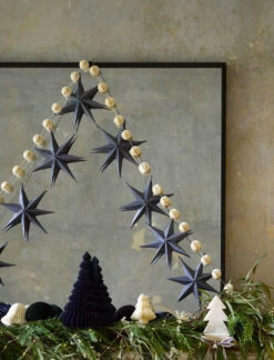 Maddox Star Garland - Ink -Garden Trading Store Website Crop Maddox Star Garland Maddox Pom Pom Garland MGFG01 MGWW02 70853.1669808636